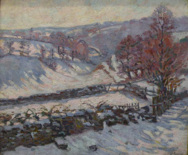 Armand guillaumin Paysage de neige a Crozant oil painting picture